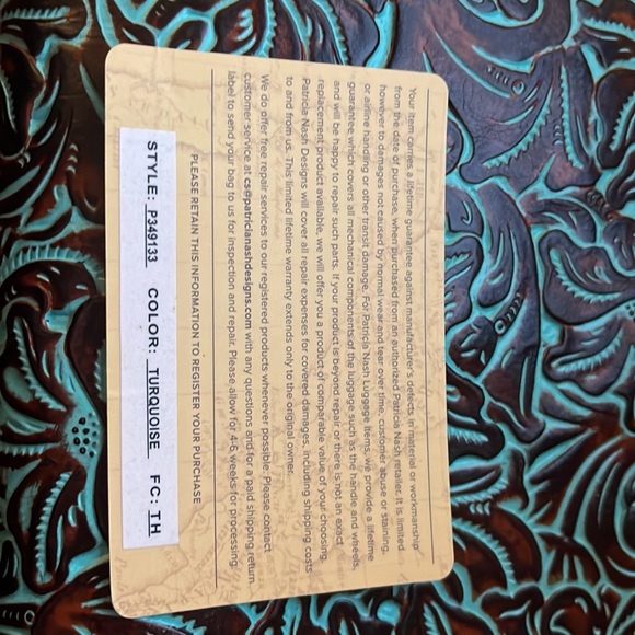 Patricia Nash wristlet - Picture 16 of 16